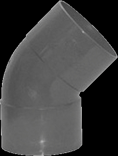 Bocht 40mm 45° mof/mof